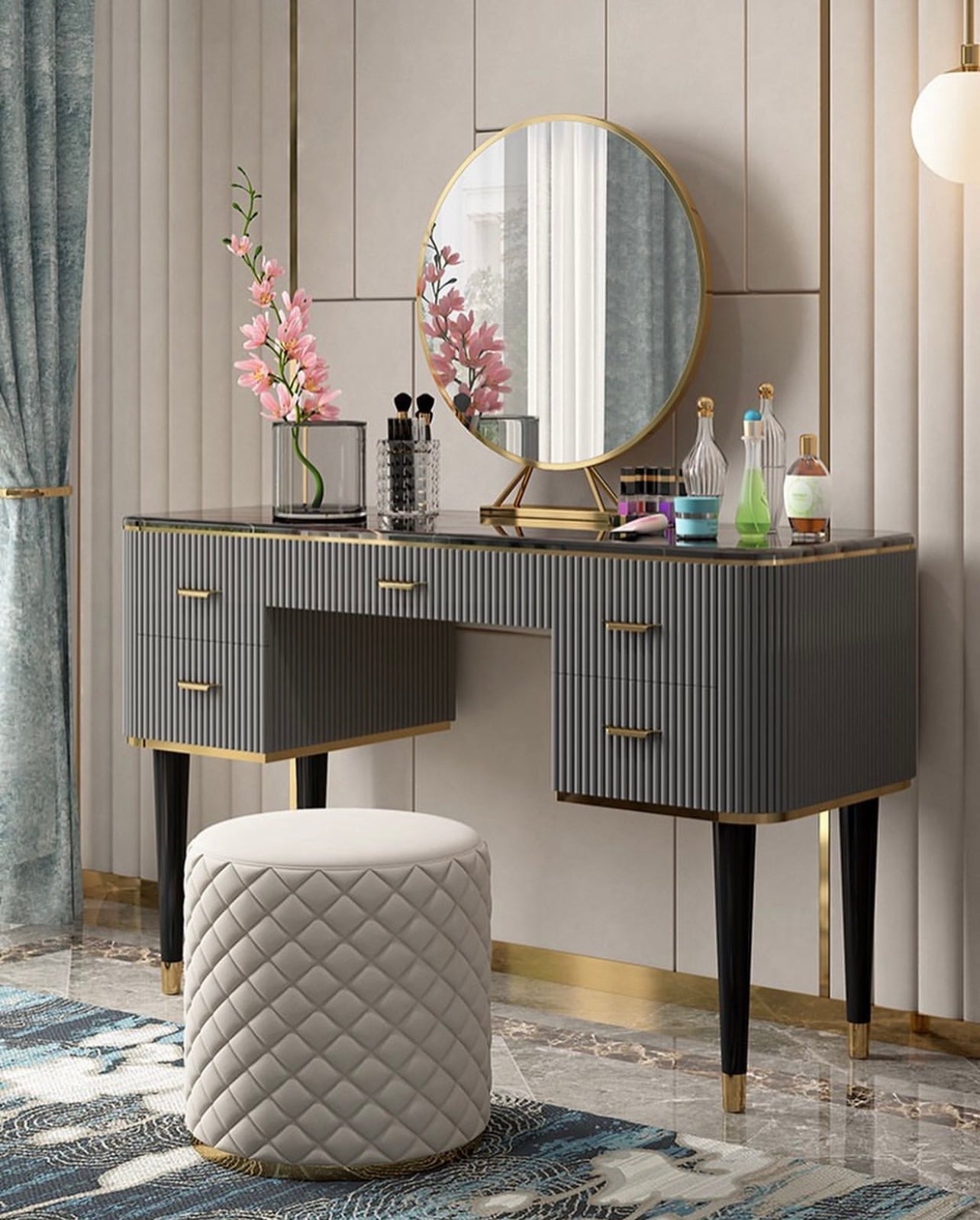 Nordic Luxury Dressing Table HBMB001