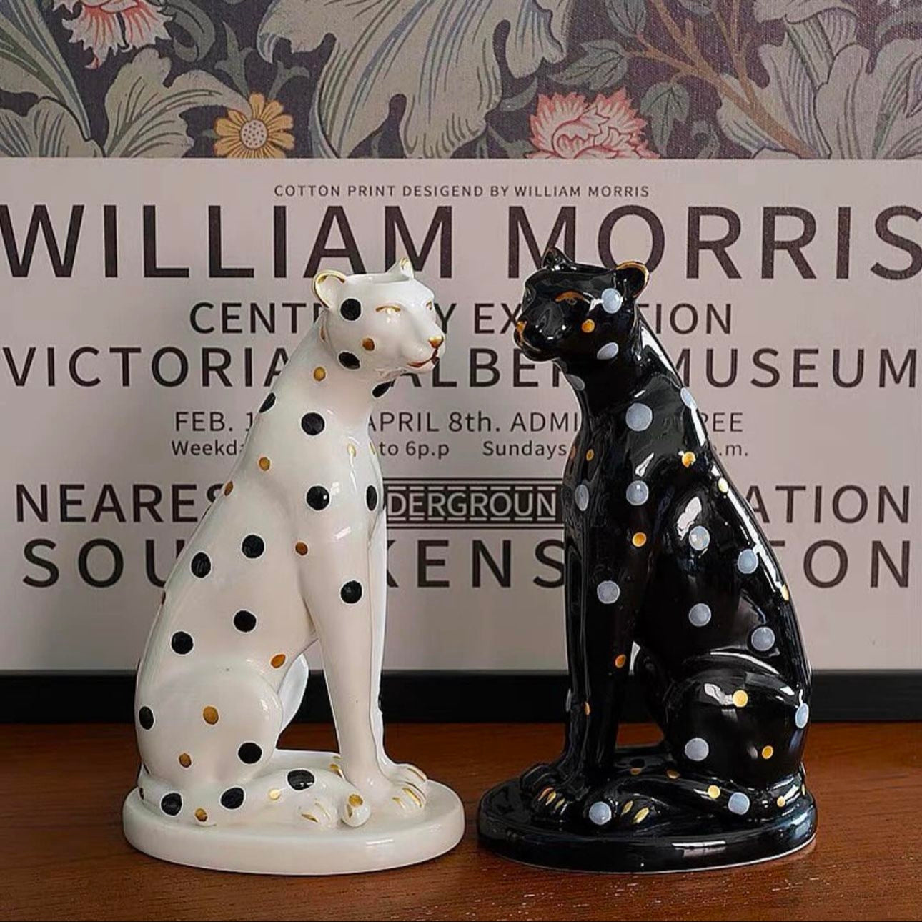 Hommie Cheetah Design Candle Holder HBHD003