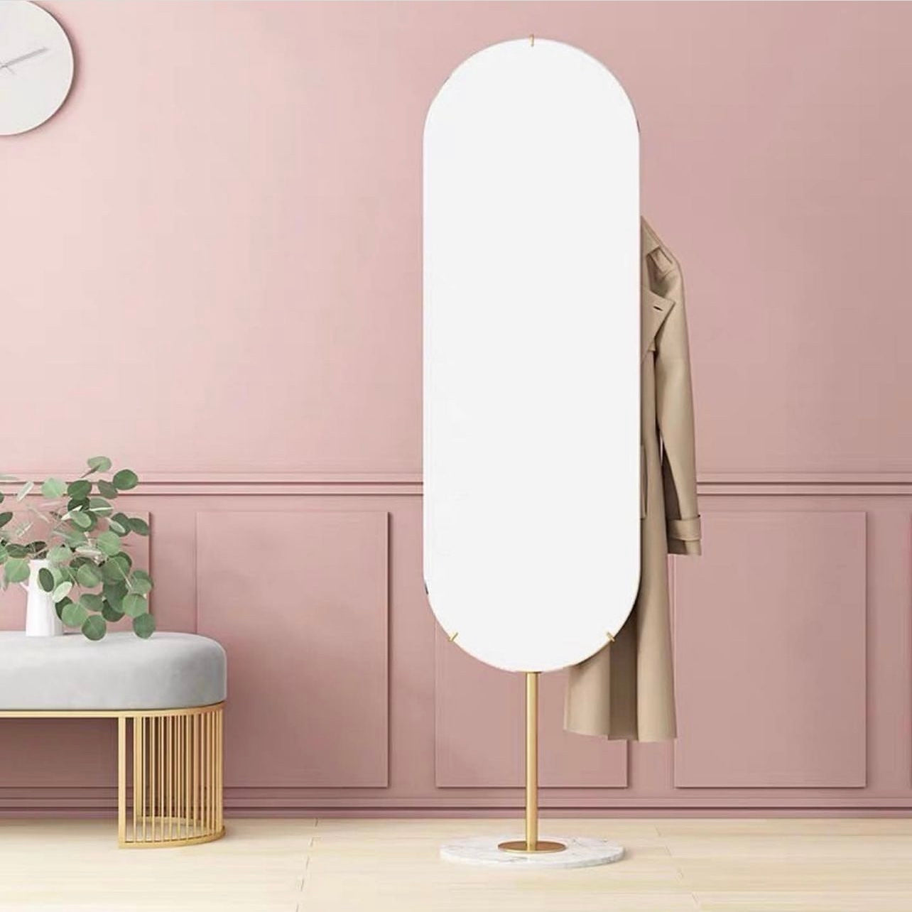 Hommie Clothes Rack with Mirror HBWR004