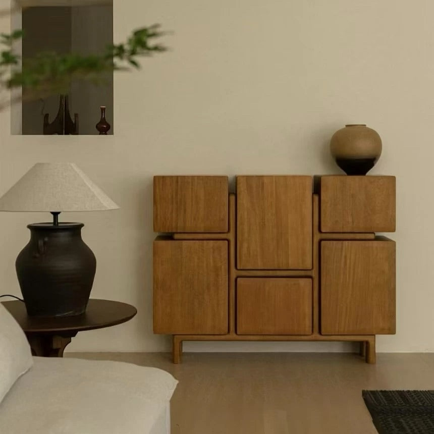 Hommie Minimalist Wood Cabinet HBCB007