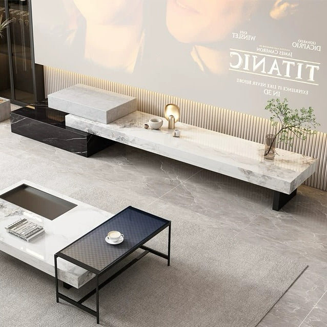 Hommie Marble Pattern TV console HBTC009