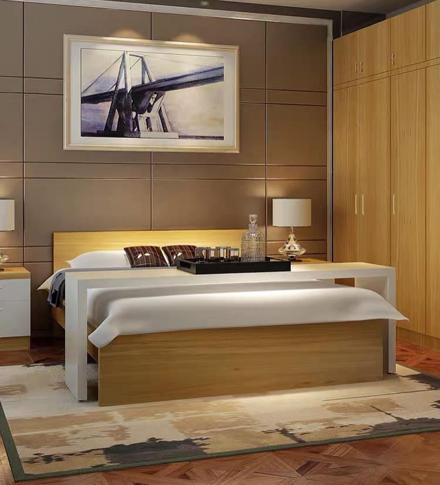Hommie Counter Bed Table HBBR0012