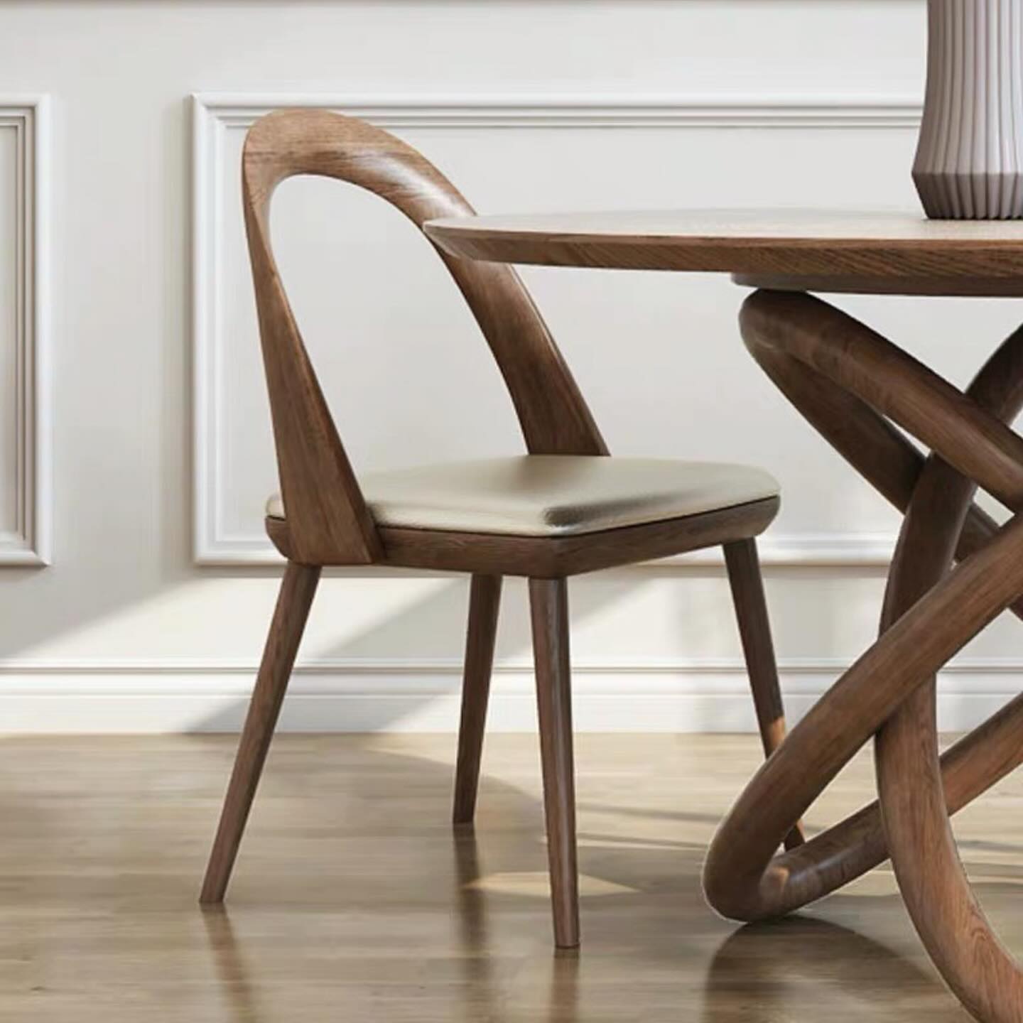 Hommie Wood Dining Chair HBCH016