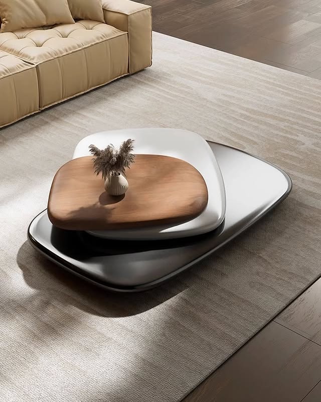 Hommie Triple Layers Coffee Table HBFT018