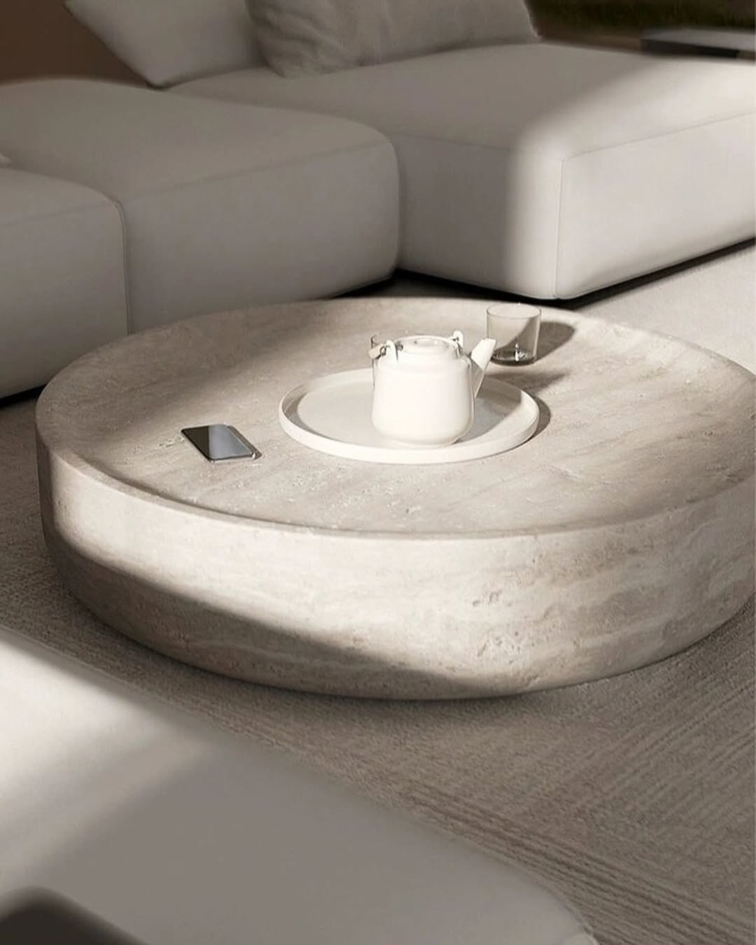 Hommie Wood Minimal Coffee Table HBFT009