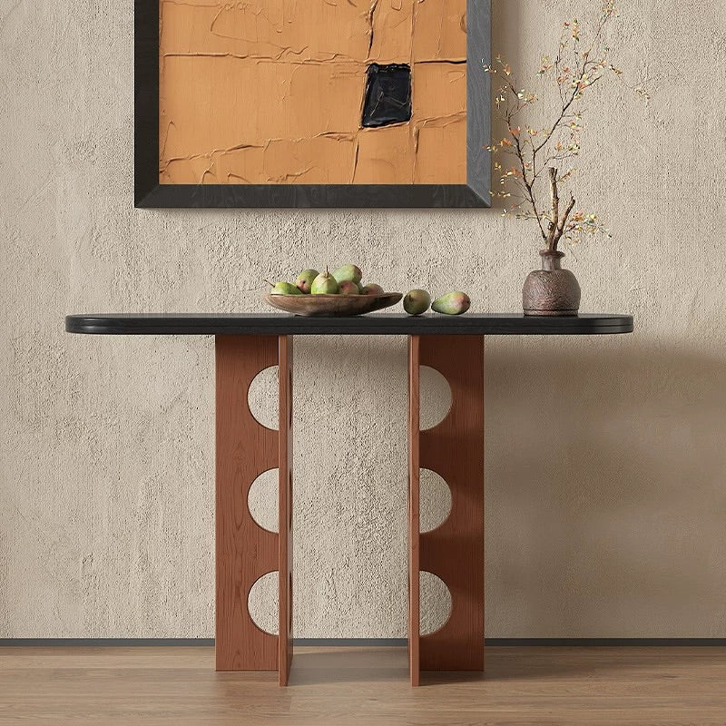 Hommie Minimalist Wood High Console HBHC013