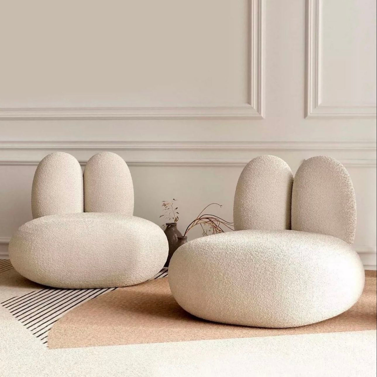 Hommie Fluffy Rabbit Kid Chair HBKW002