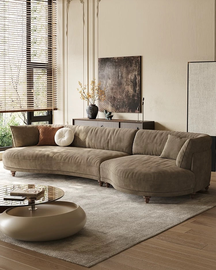 Hommie Curve Modern Sofa HBSF044