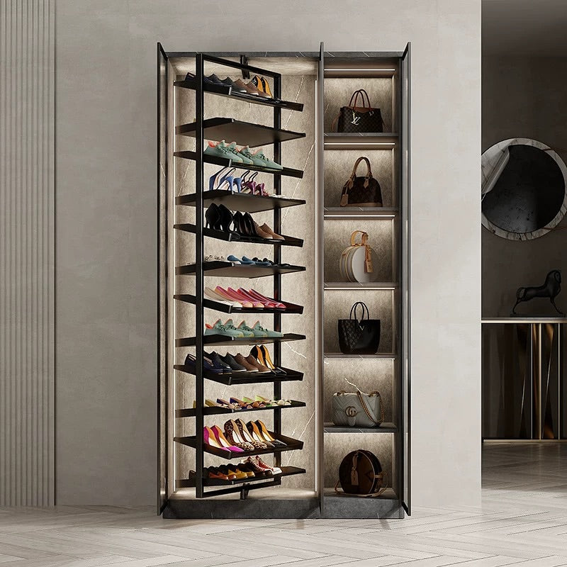 Hommie 360 Degree Shoes Cabinet With Bag Storage HBSC014