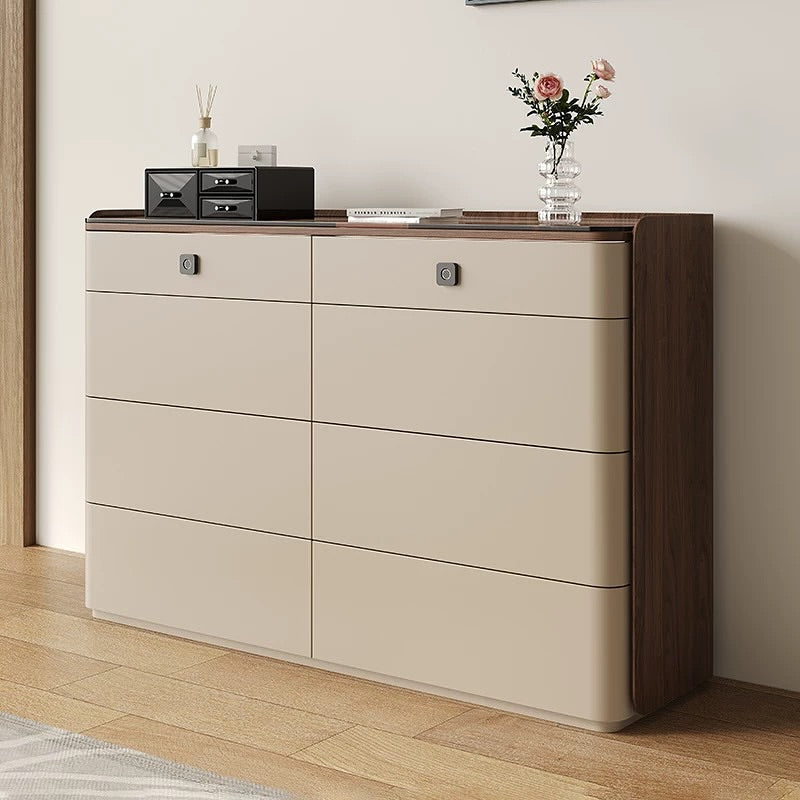 Hommie Minimalist Island Cabinet with Fingerprints Lock HBCB013