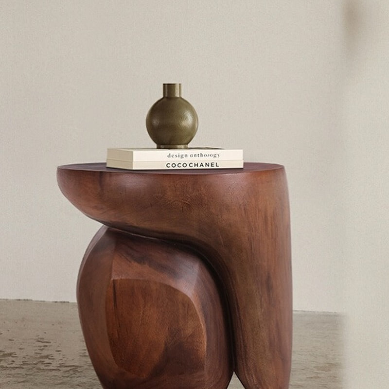 Hommie Wood Side Table HBLC010