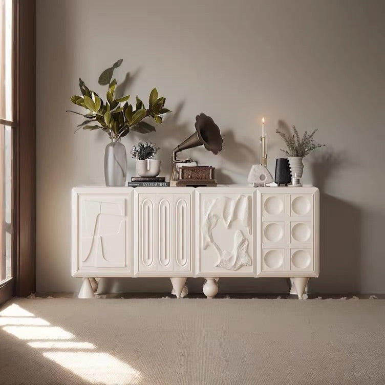 Nordic White Console Cabinet HBCB008