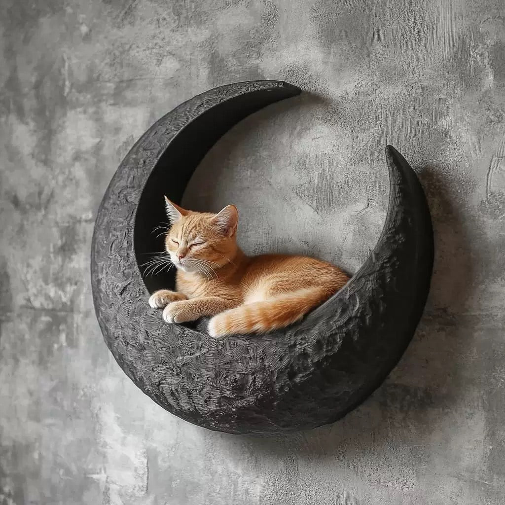 Hommie Crescent Moon Cat Wall Bed HBPT009