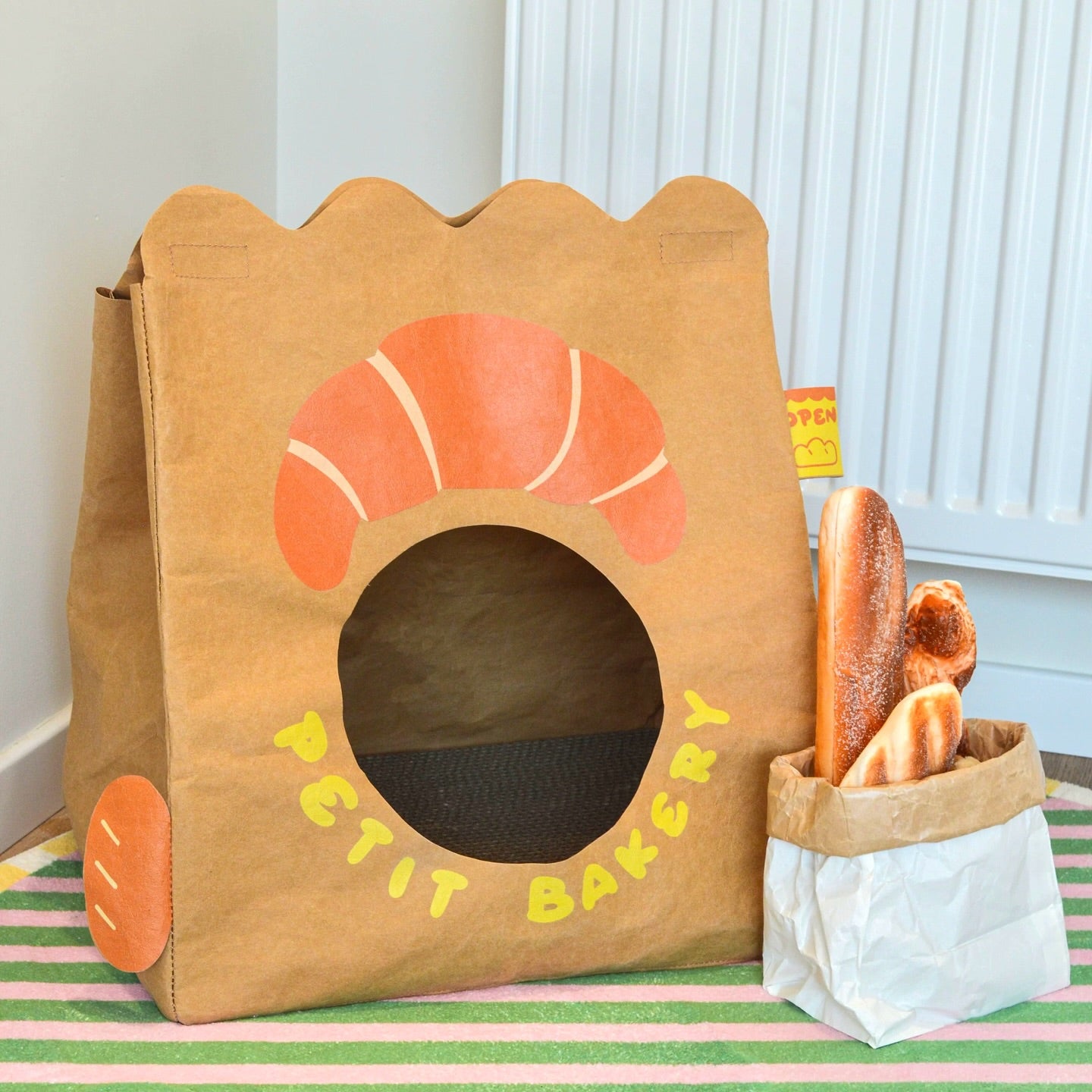 Hommie Cat Paper Bag House HBPT011