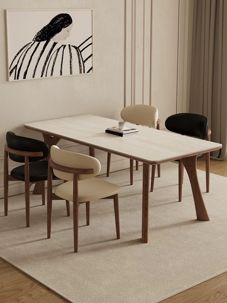 Hommie Wood Dining Table HBTD017