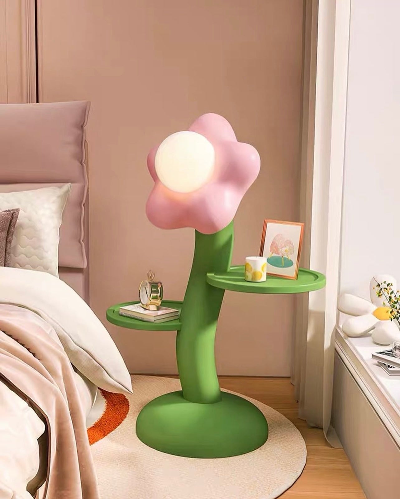Flower Lamp Side Table HBLC003
