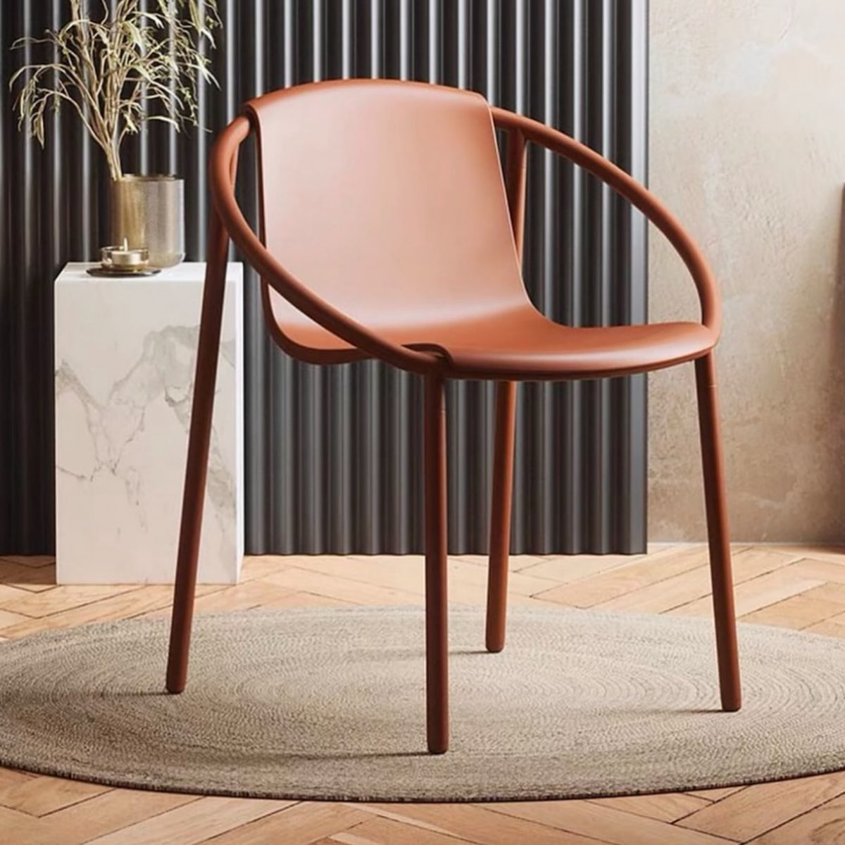 Hommie Terracotta Ringo Hoop Leisure Chair HBCH062 1