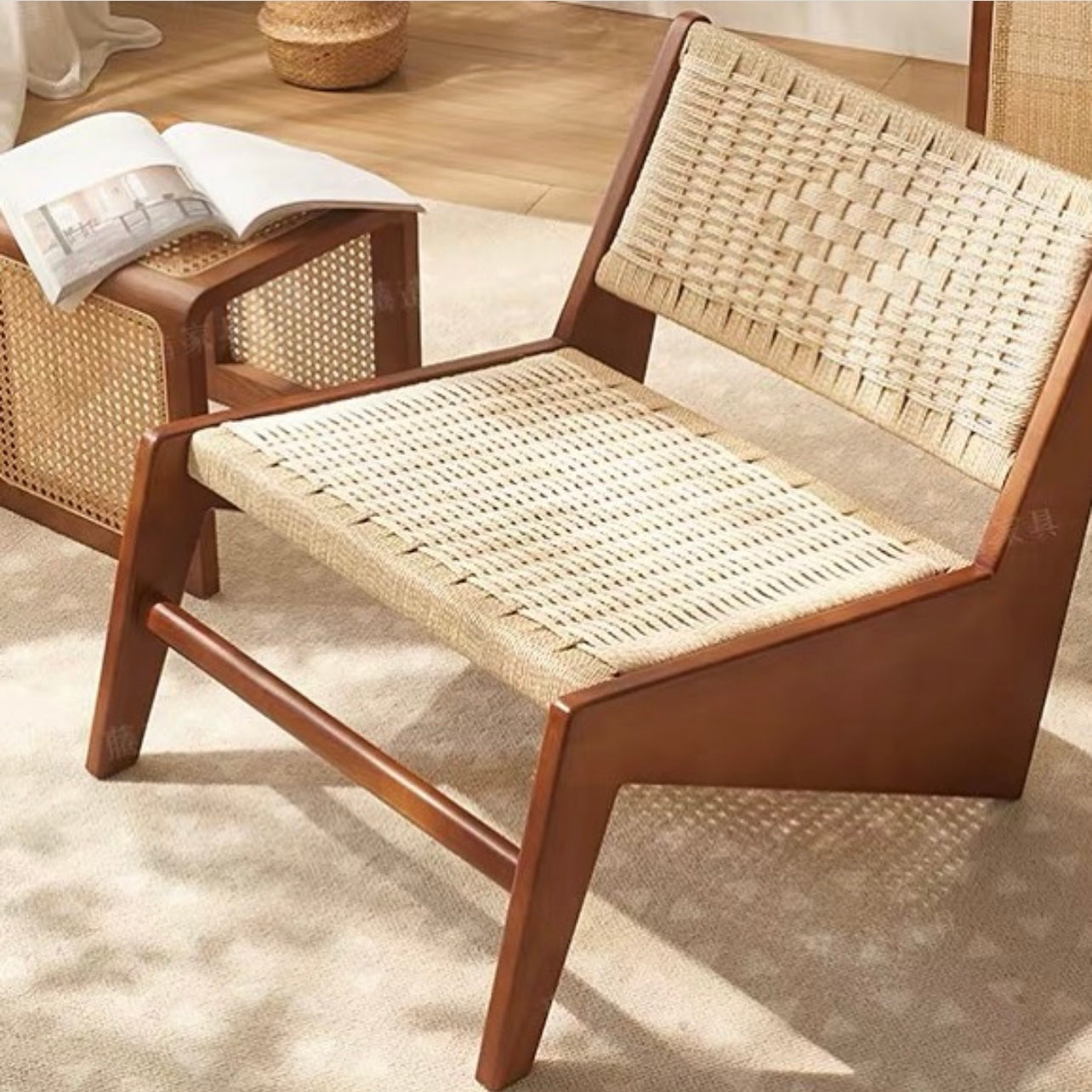 Hommie Japandi Rattan Armchair HBAC004