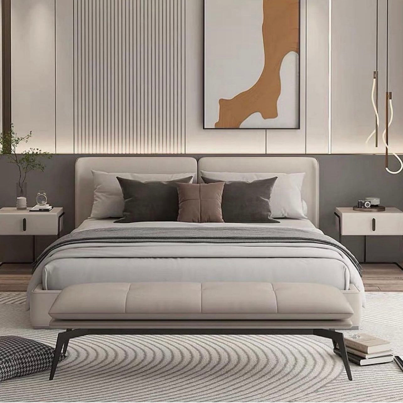 Minimalist Bedroom Bench HBBE001