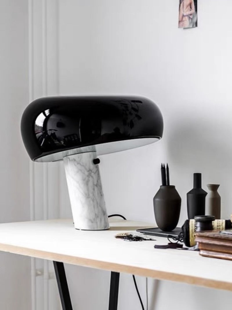 Hommie Black Marble Mushroom Lamp HBCL036 2