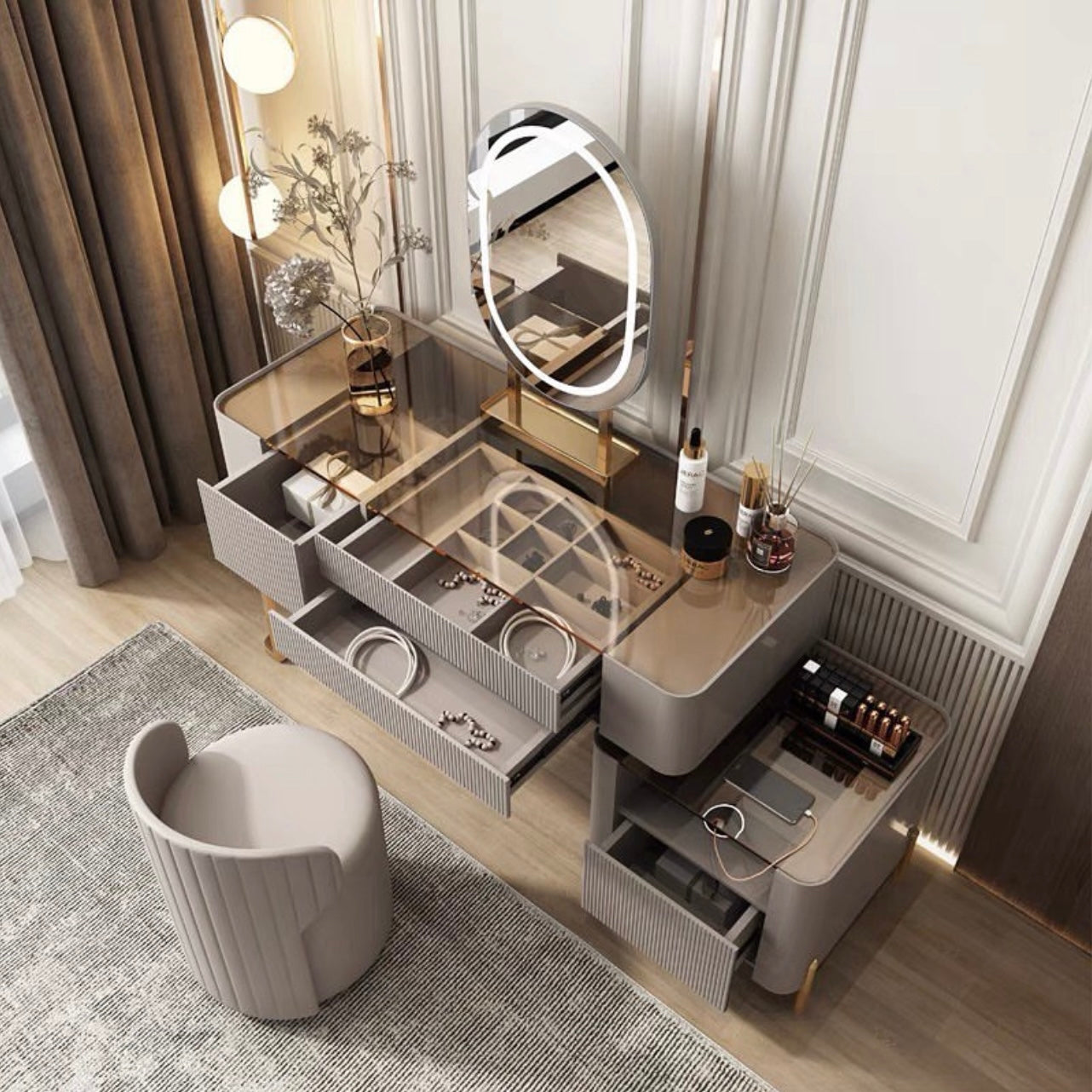 Hommie Minimalist Dressing Table HBMB003
