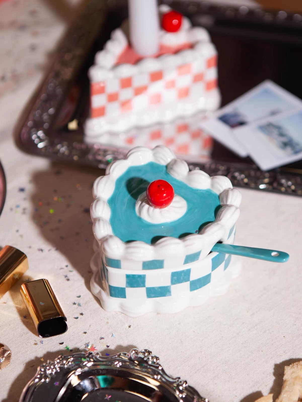Hommie Cherry Cake Sugar Cup HBKK034 3