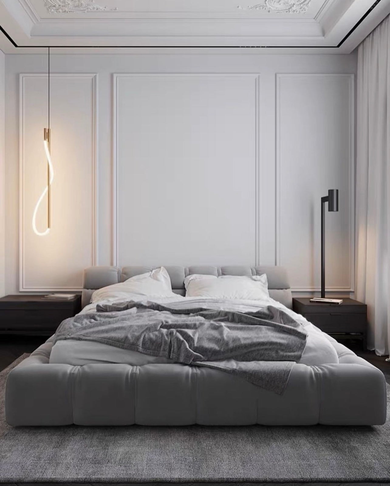 Hommie Italian Design Bed HBBD008