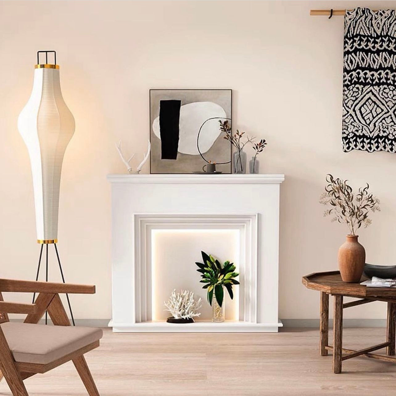 Hommie Decorative Fireplace HBHC001