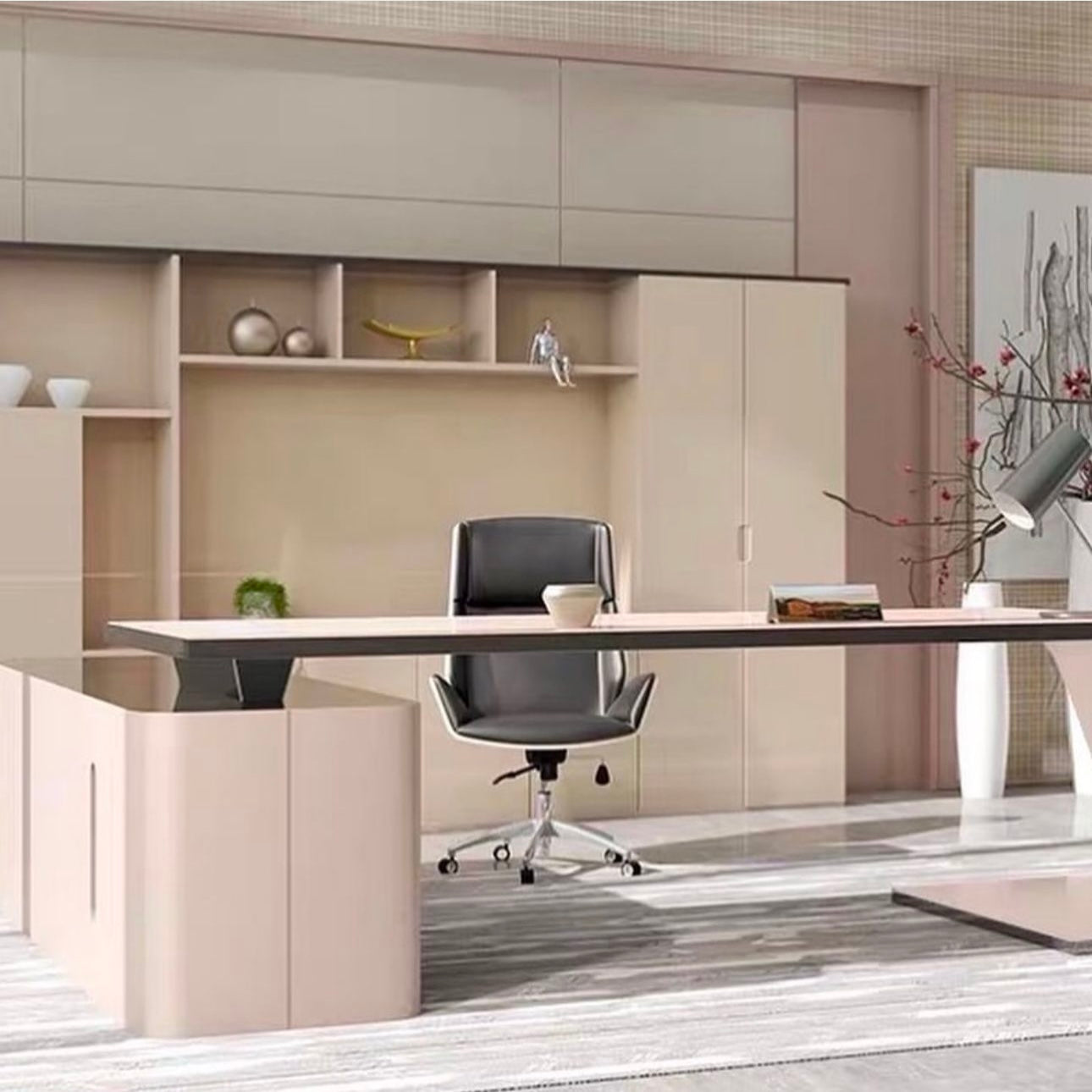 Hommie Curve Working Table HBWD004