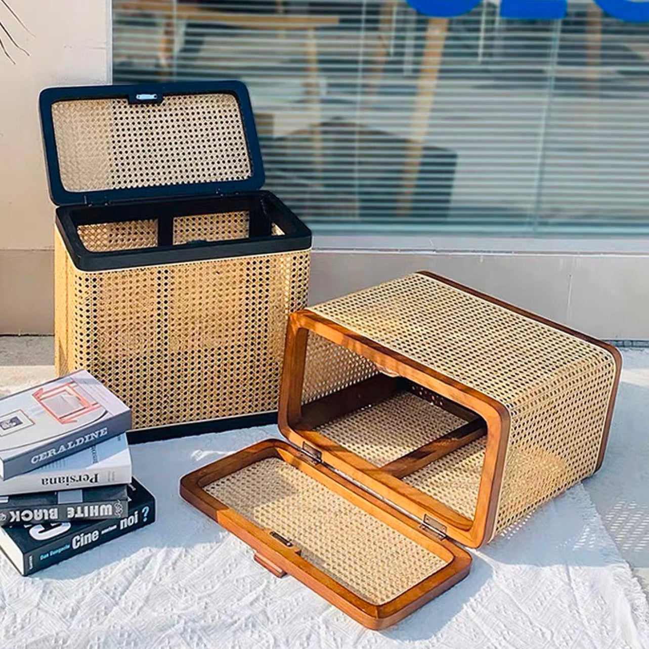 Hommie Rattan Laundry Basket HBBK004
