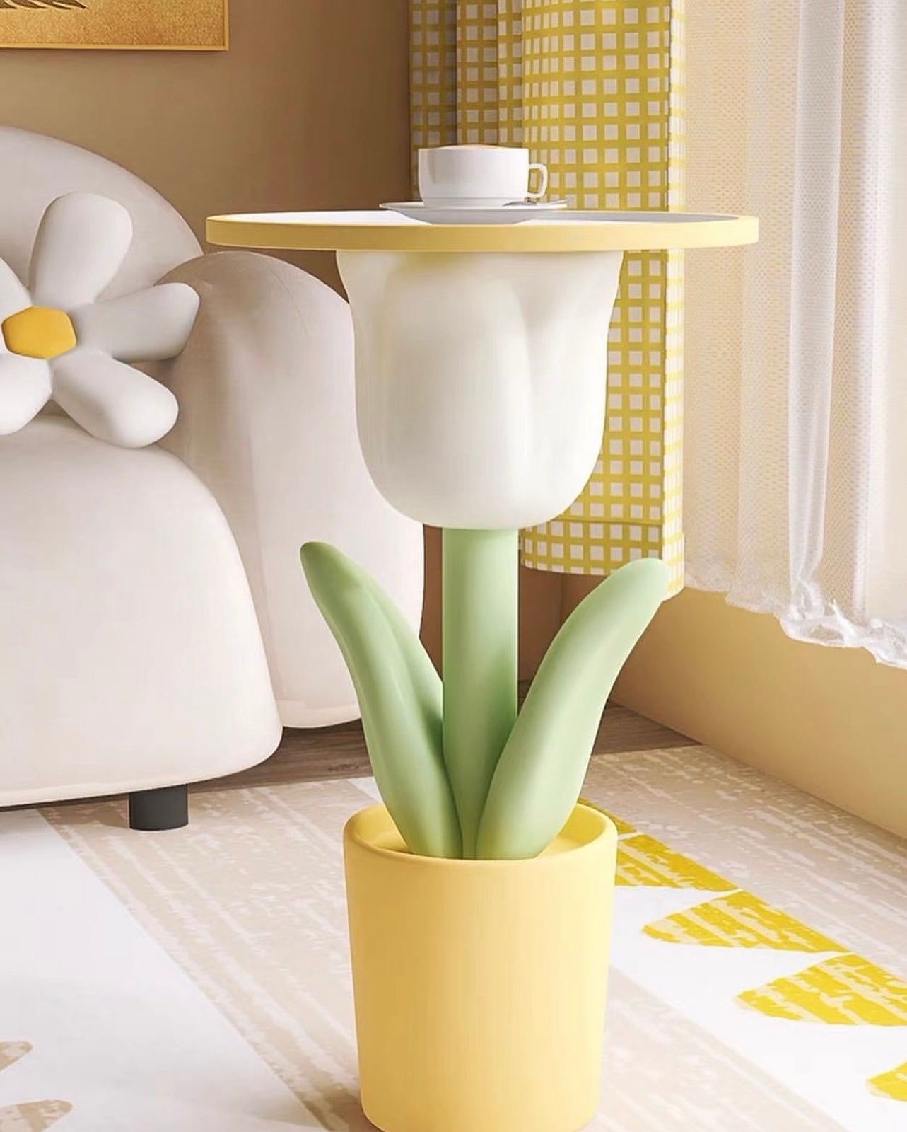 Tulip Lamp Side Table HBLC005
