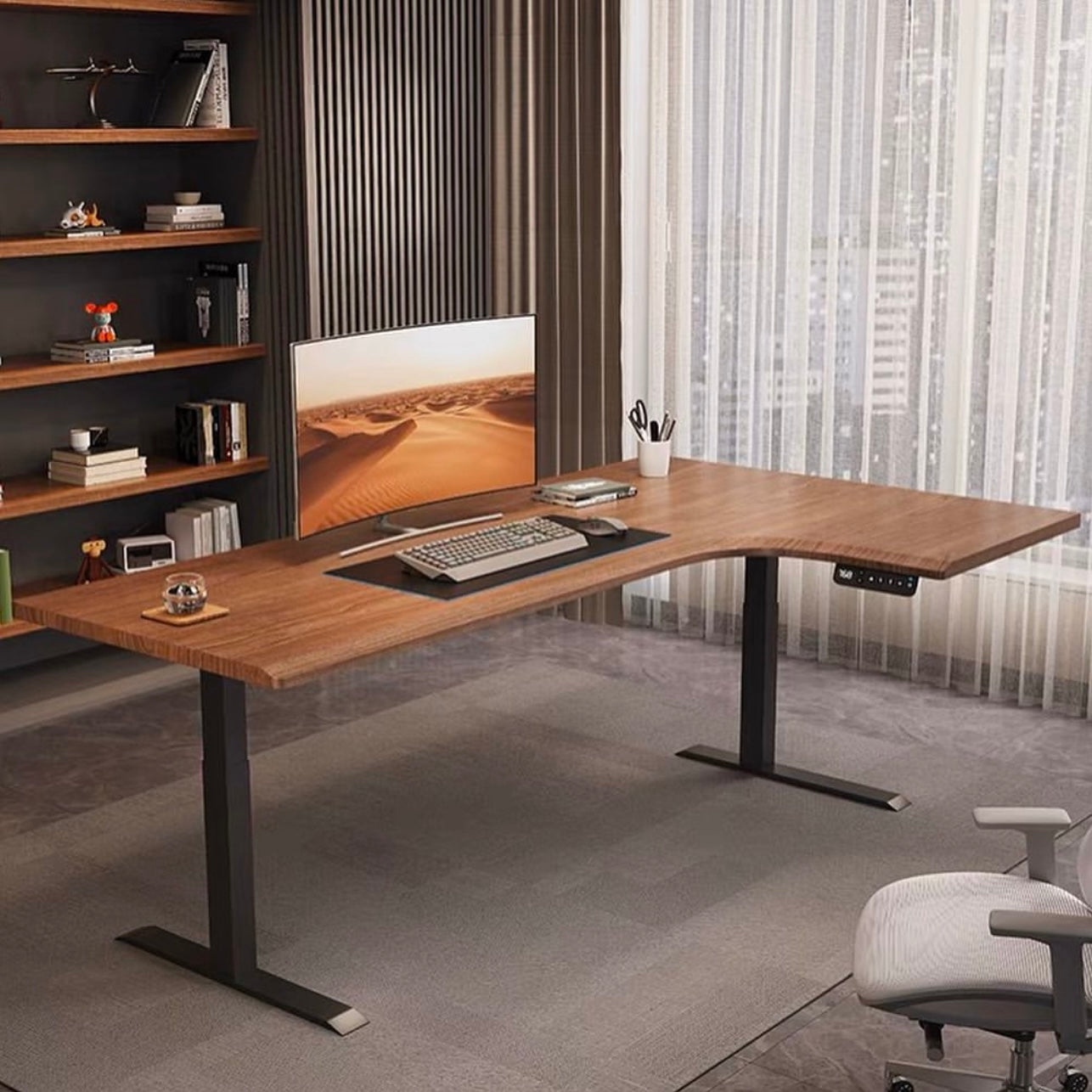 Hommie L Shape Smart Desk HBWD002