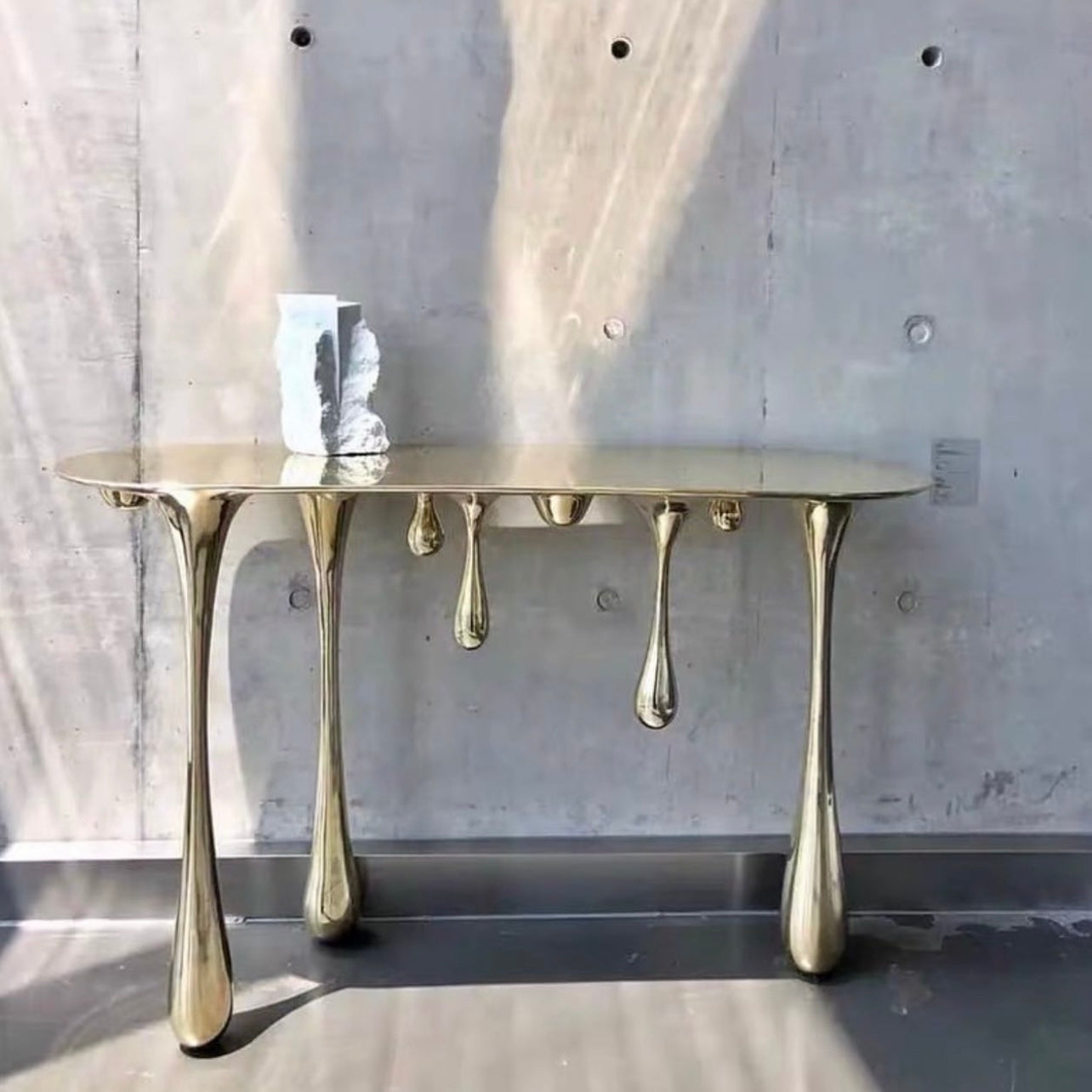 Hommie Gold Drop Hallway Console HBHC006