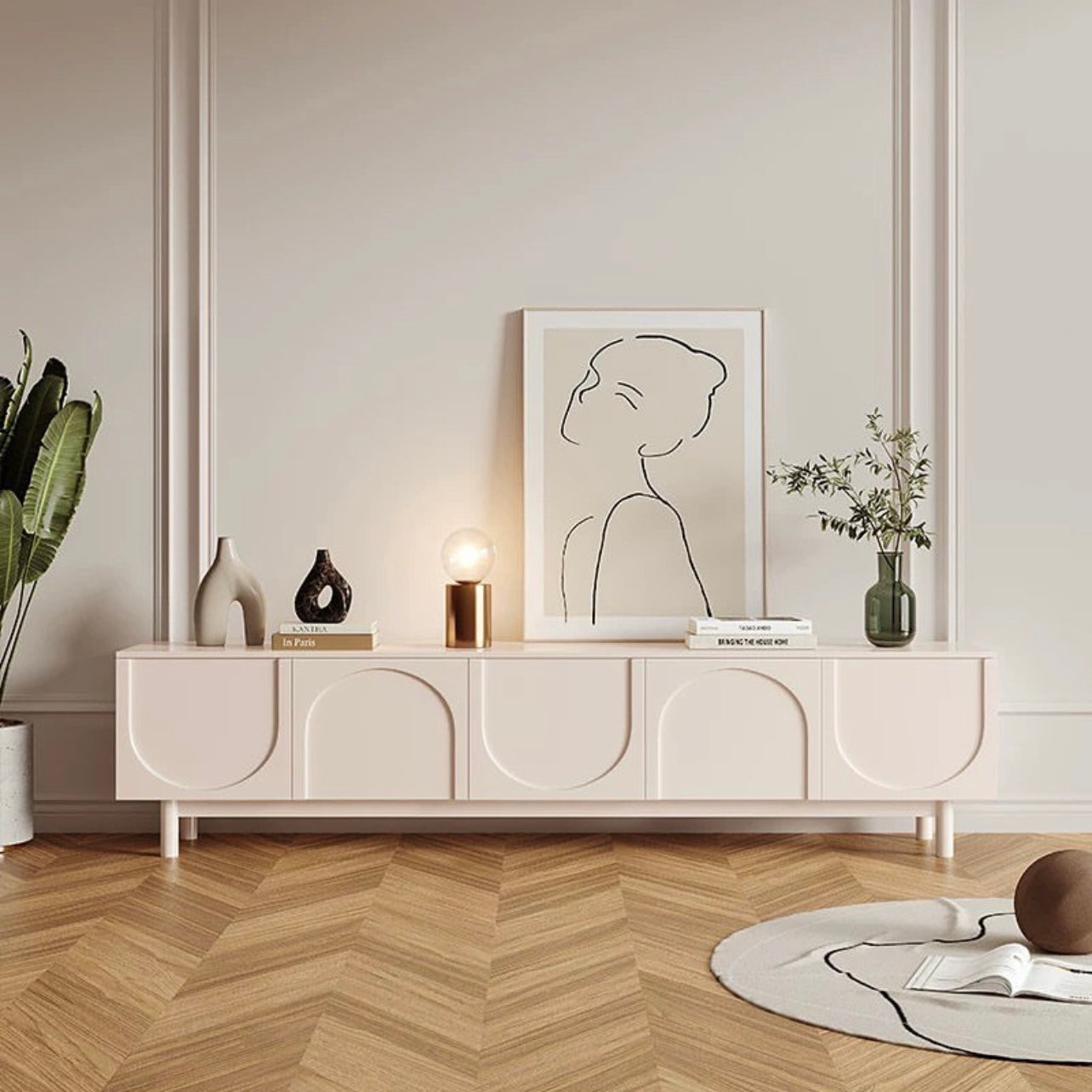 Hommie Minimalist TV Console HBTC006