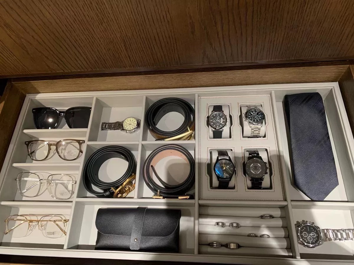 Hommie Customize Jewelry & Watches Storage Compartments HBMC001