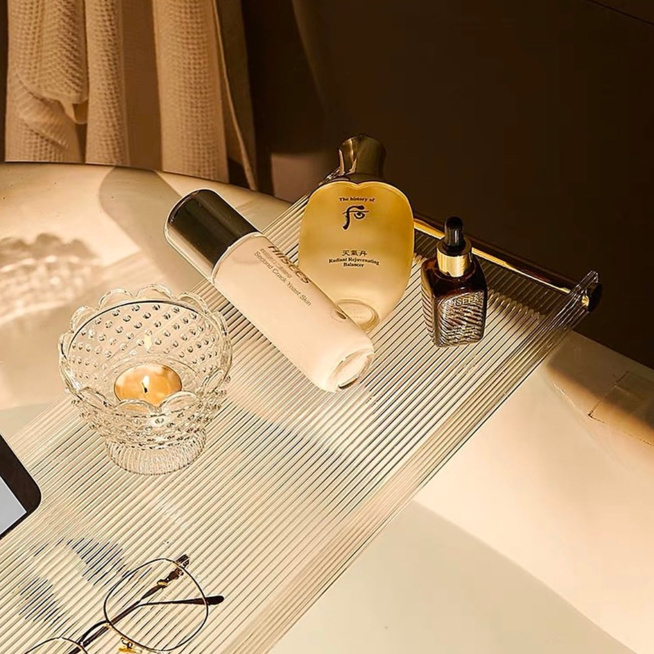 Hommie Acrylic Bathtub Caddy HBBK005