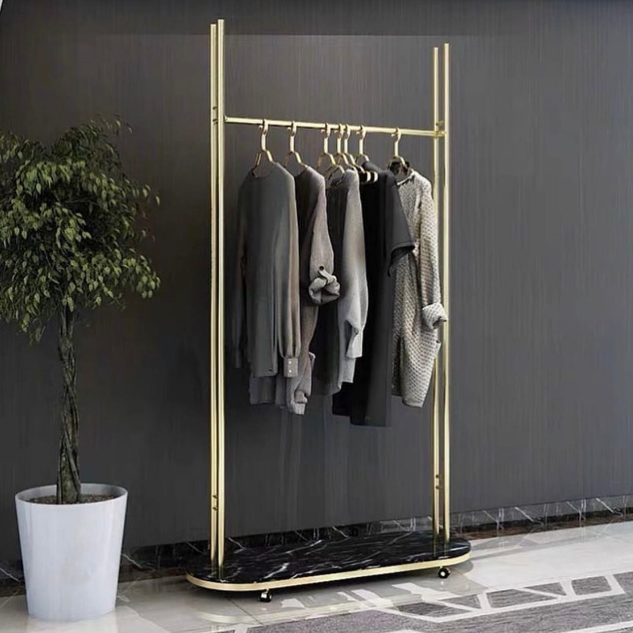 Hommie Marble Clothes Rack HBWR003