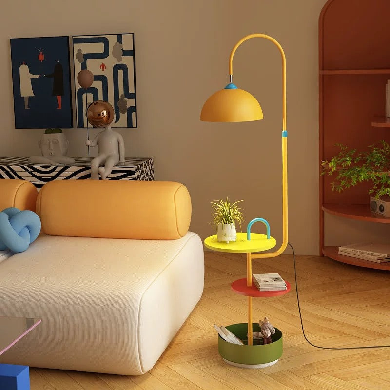 Hommie Colorful Side Table with Light HBLC013