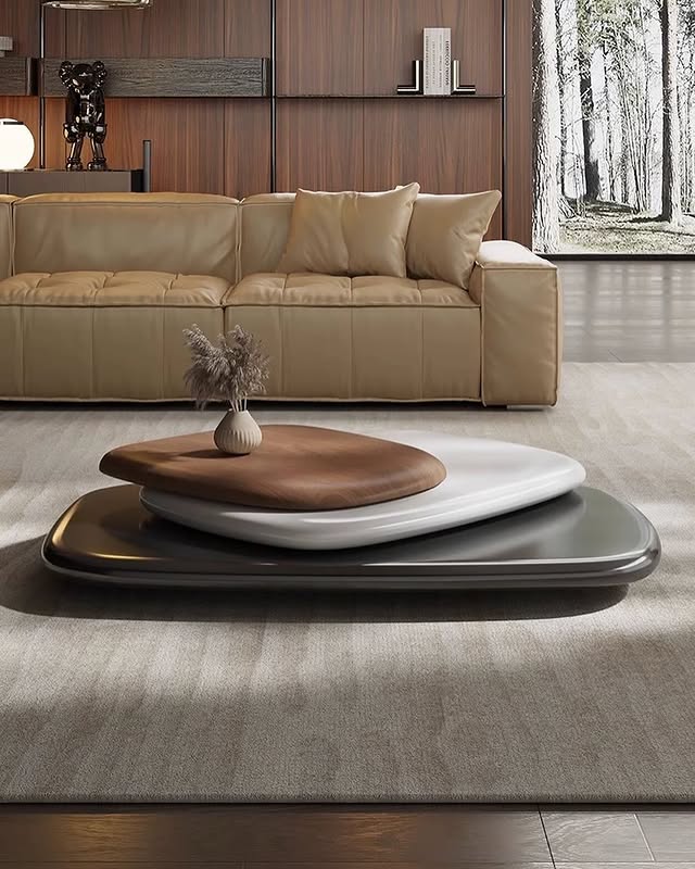 Hommie Triple Layers Coffee Table HBFT018 – HommieBabies