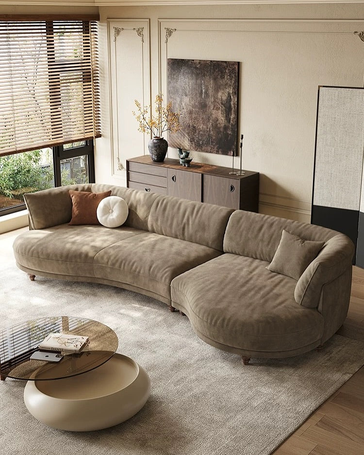 Hommie Curve Modern Sofa HBSF044