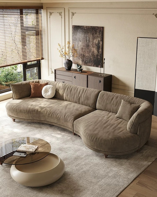 Hommie Curve Modern Sofa HBSF044