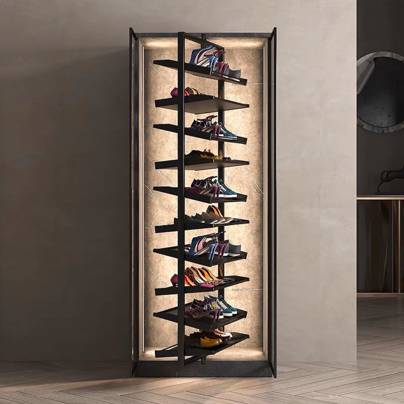 Hommie 360 Degree Shoes Cabinet HBSC011