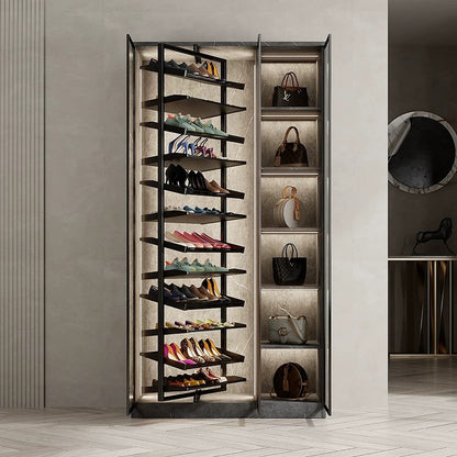 Hommie 360 Degree Shoes Cabinet With Bag Storage HBSC014