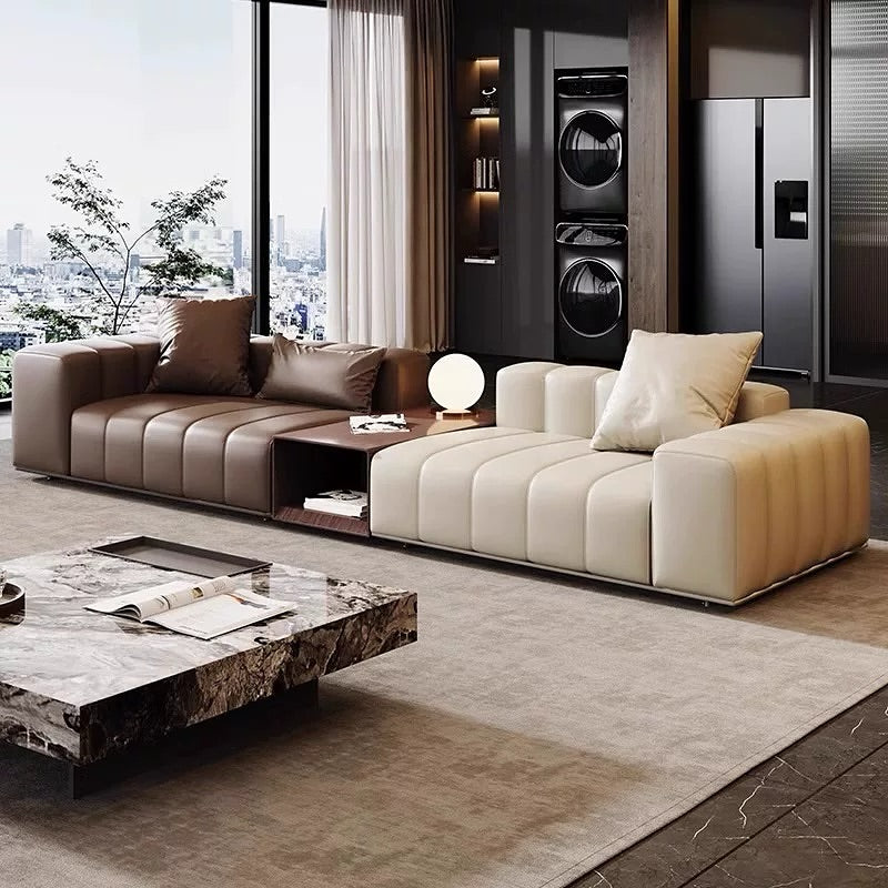 Hommie Luxurious Italian Leather Sofa HBSF038