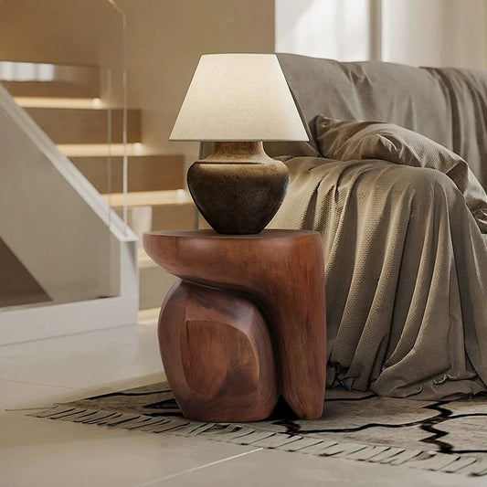 Hommie Wood Side Table HBLC010