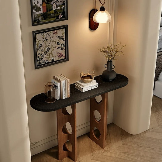 Hommie Minimalist Wood High Console HBHC013