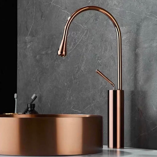 Rose Gold Round Counter Wash Basin HBBA004