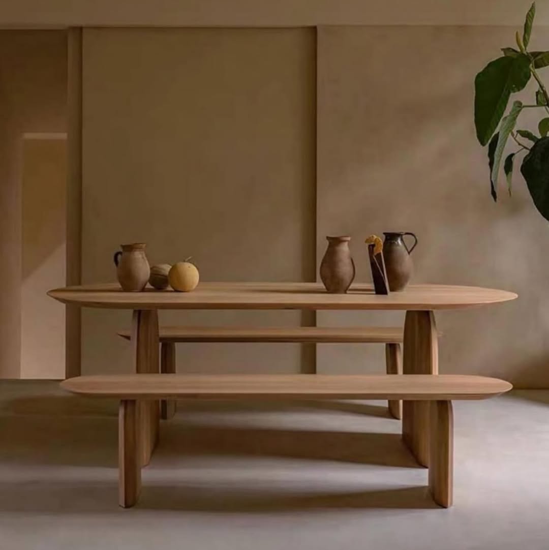 Nordic Solid Wood Dining Table HBTD012