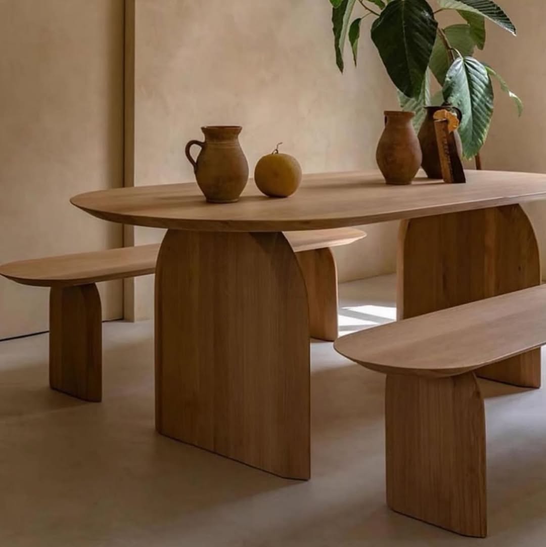 Nordic Solid Wood Dining Table HBTD012