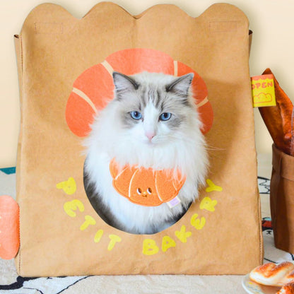 Hommie Cat Paper Bag House HBPT011